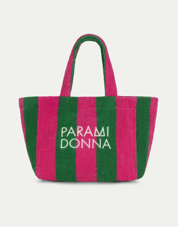 Голяма чанта на райета EMERALD FUCHSIA
