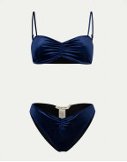 Половинки бански CHIARA VELVET NAVY BLUE