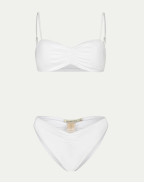 Половинки бански CHIARA VELVET WHITE