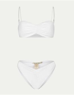 Половинки бански CHIARA VELVET WHITE