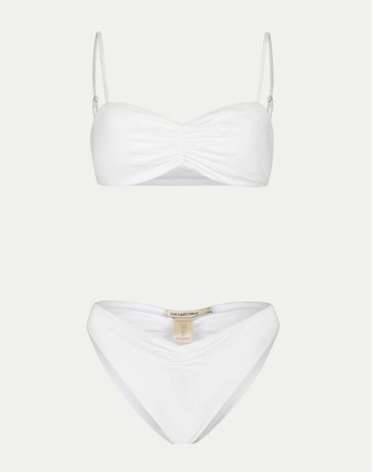 Половинки бански CHIARA VELVET WHITE