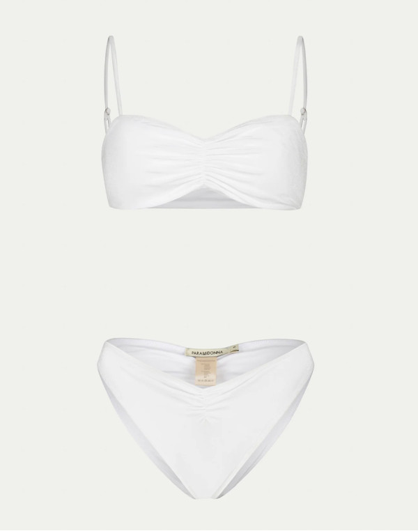 Половинки бански CHIARA VELVET WHITE
