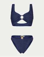 Половинки бански IRINA NAVY LUREX