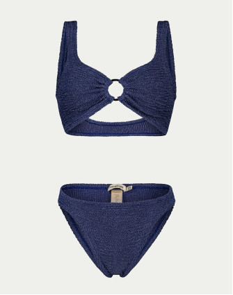 Половинки бански IRINA NAVY LUREX