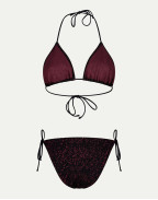 Половинки бански KELLY BLACK AND BURGUNDY