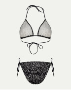 Половинки бански KELLY BLACK AND WHITE