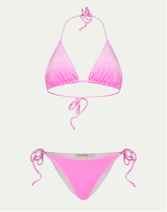 Половинки бански KELLY VELVET CANDY PINK