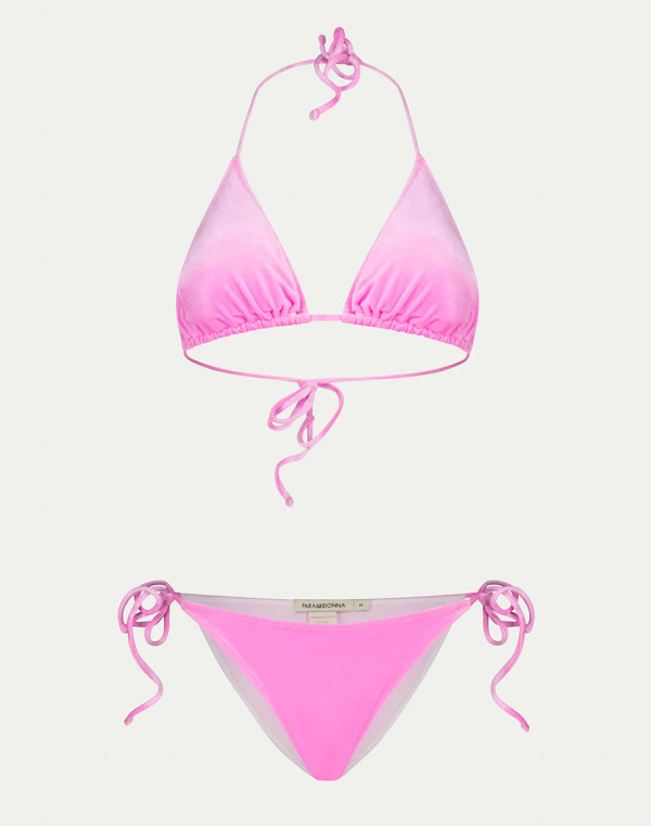 Половинки бански KELLY VELVET CANDY PINK