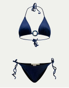 Половинки бански KELLY VELVET NAVY BLUE