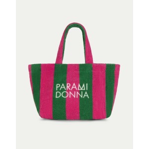 Средна чанта на райета EMERALD FUCHSIA