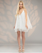 Рокля NICOLE WHITE ORGANZA