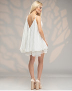 Рокля NICOLE WHITE ORGANZA