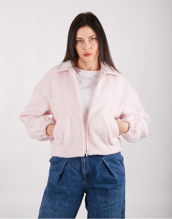 Късо яке SUZY BOMBER PINK