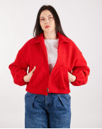 Късо яке SUZY BOMBER RED