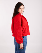 Късо яке SUZY BOMBER RED