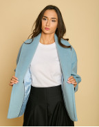 Вълнено късо палто GABRIEL SKY BLUE
