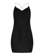 Ленена рокля BACKLESS BLACK