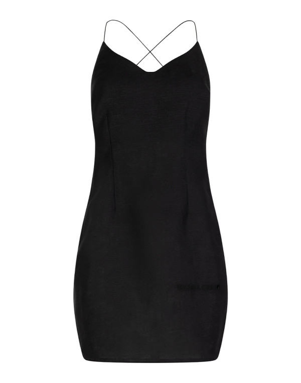 Ленена рокля BACKLESS BLACK