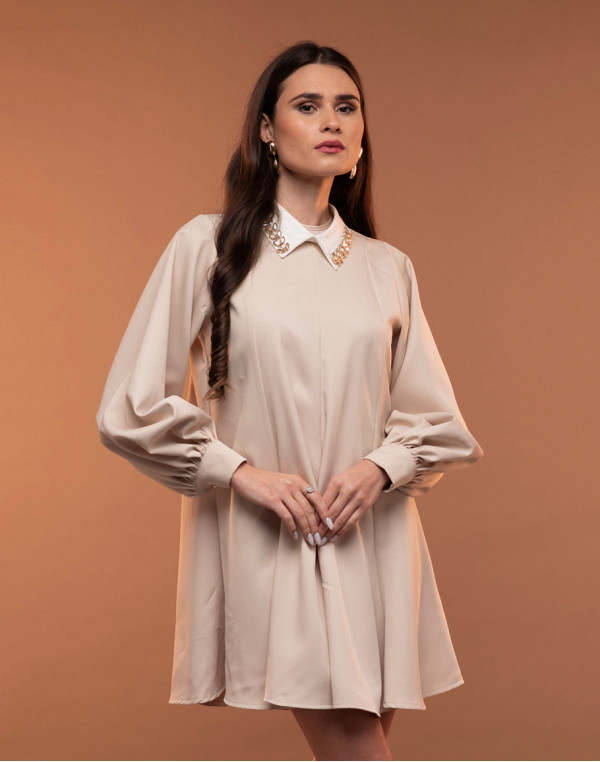 Рокля KALIA BEIGE
