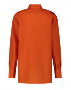 Лененa риза ГАЙТАН в цвят морков