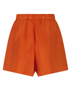 Ленени панталонки в цвят морков