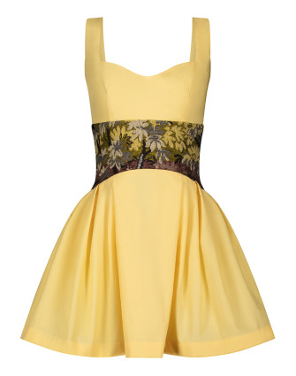 Рокля BUTTER YELLOW MINI