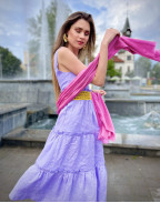 Рокля ГАЙТАН LONG PURPLE