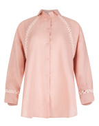Розова ленена риза PALE PINK