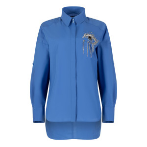 Памучна риза CLARA ICE BLUE