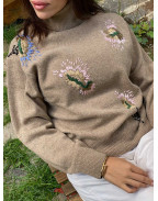 Пуловер CHLOÉ в бежов цвят