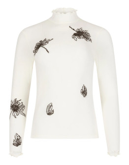 Пуловер с поло KIM