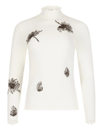 Пуловер с поло KIM