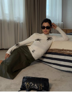 Пуловер с поло KIM