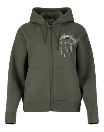 Суитшърт CLARA ICE ZIPPED