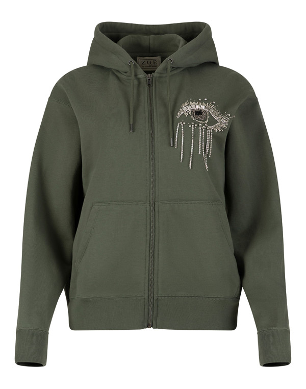 Суитшърт CLARA ICE ZIPPED