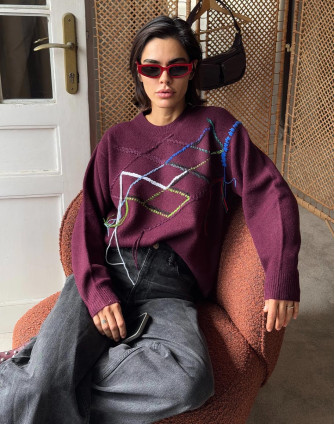 Вълнен пуловер MARGOT