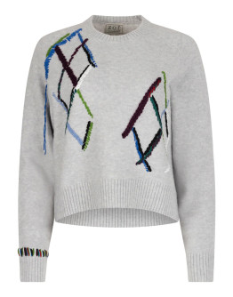 Вълнен пуловер MARGOT GREY