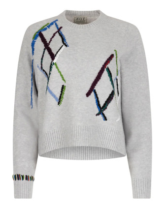 Вълнен пуловер MARGOT GREY