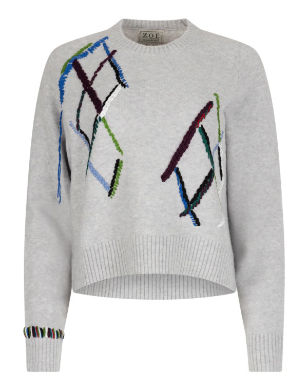 Вълнен пуловер MARGOT GREY