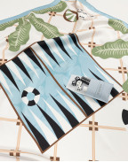 Копринен шал BACKGAMMON